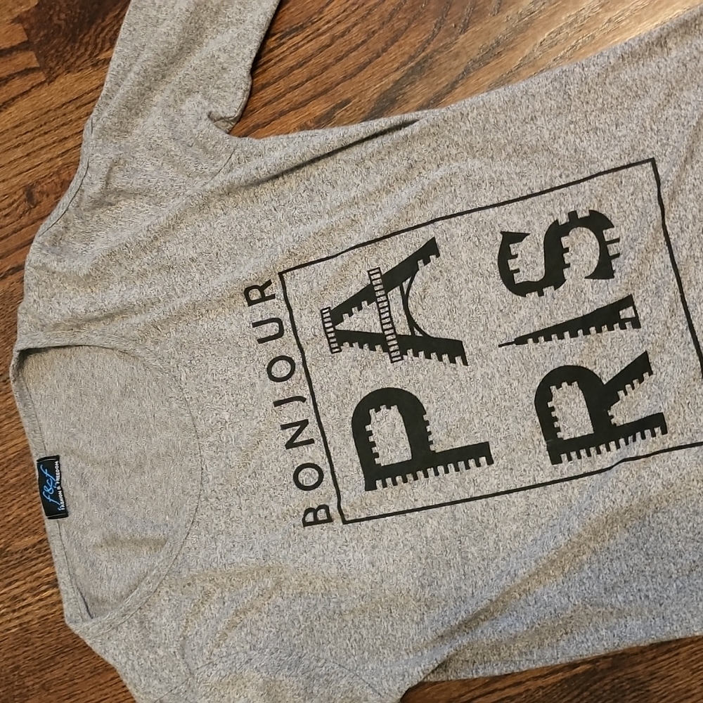 Fashion & Freedom Bonjour Paris Shirt